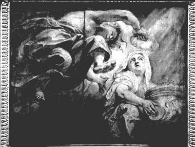 Religione incoronata dal Genio, studio per L